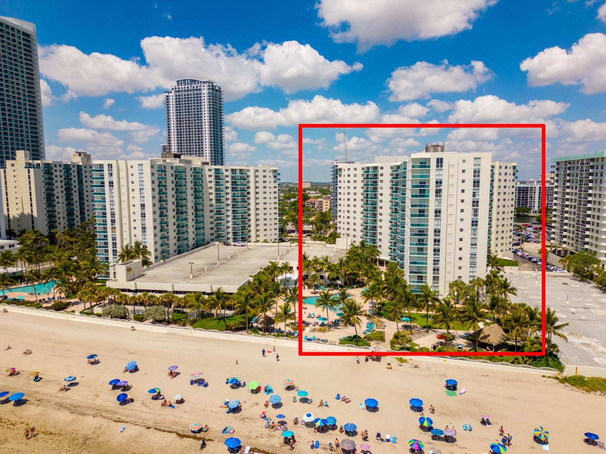 Modern 1 Bdr Oceanview With Direct Beach Access! Hollywood Eksteriør bilde