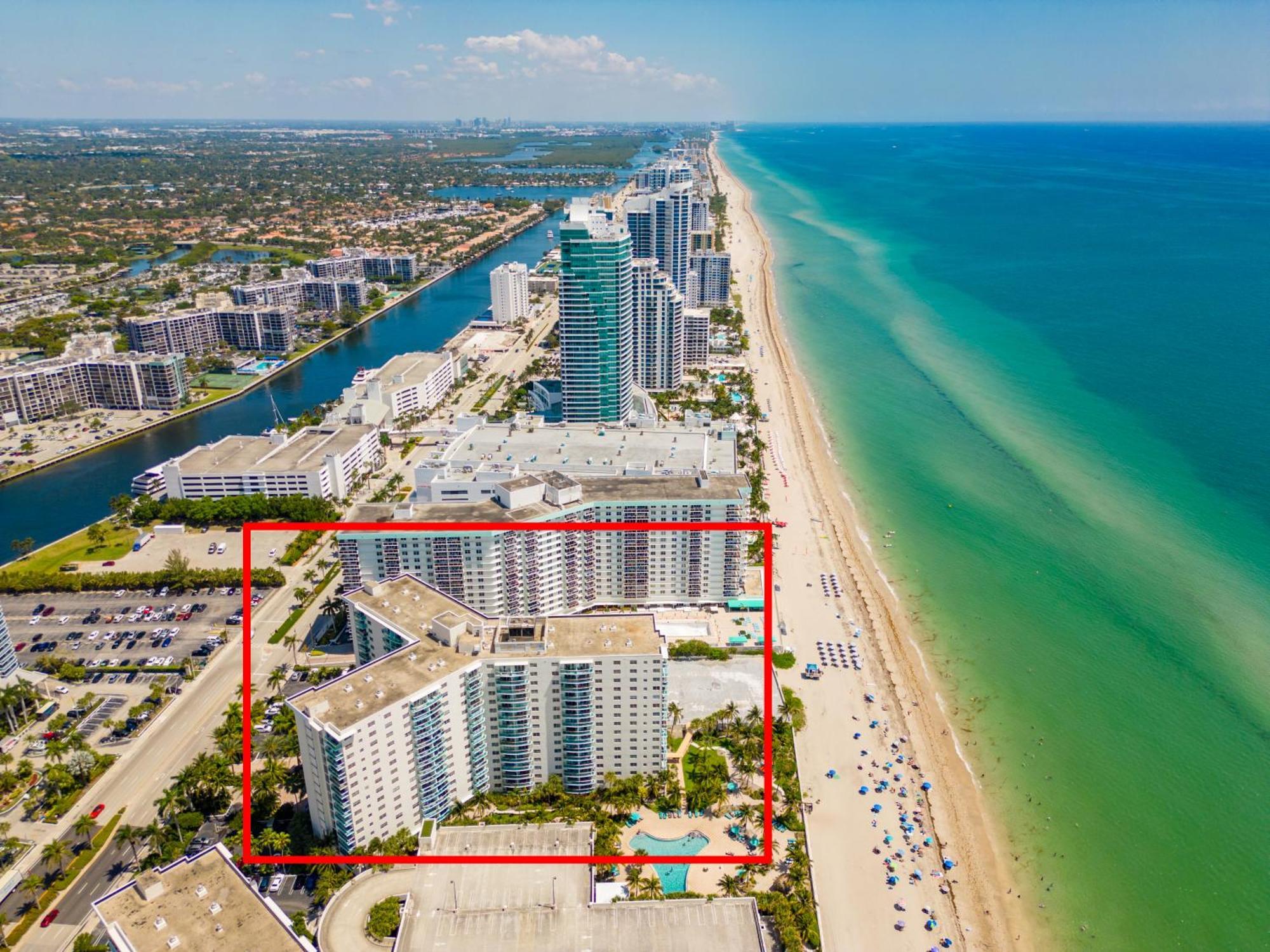 Modern 1 Bdr Oceanview With Direct Beach Access! Hollywood Eksteriør bilde