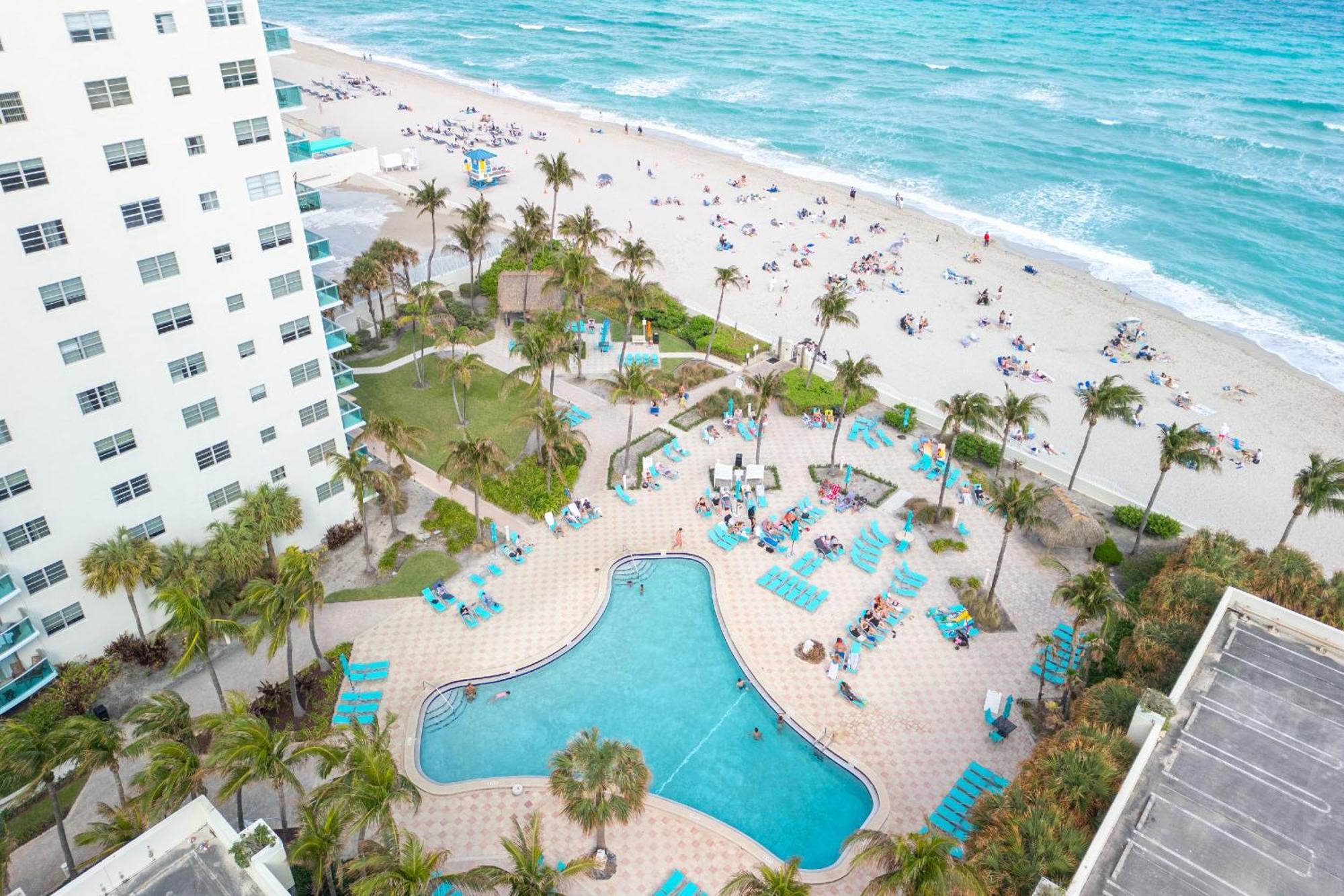 Modern 1 Bdr Oceanview With Direct Beach Access! Hollywood Eksteriør bilde