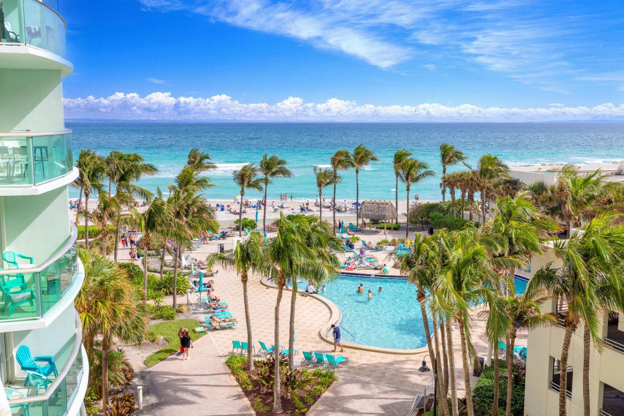 Modern 1 Bdr Oceanview With Direct Beach Access! Hollywood Eksteriør bilde
