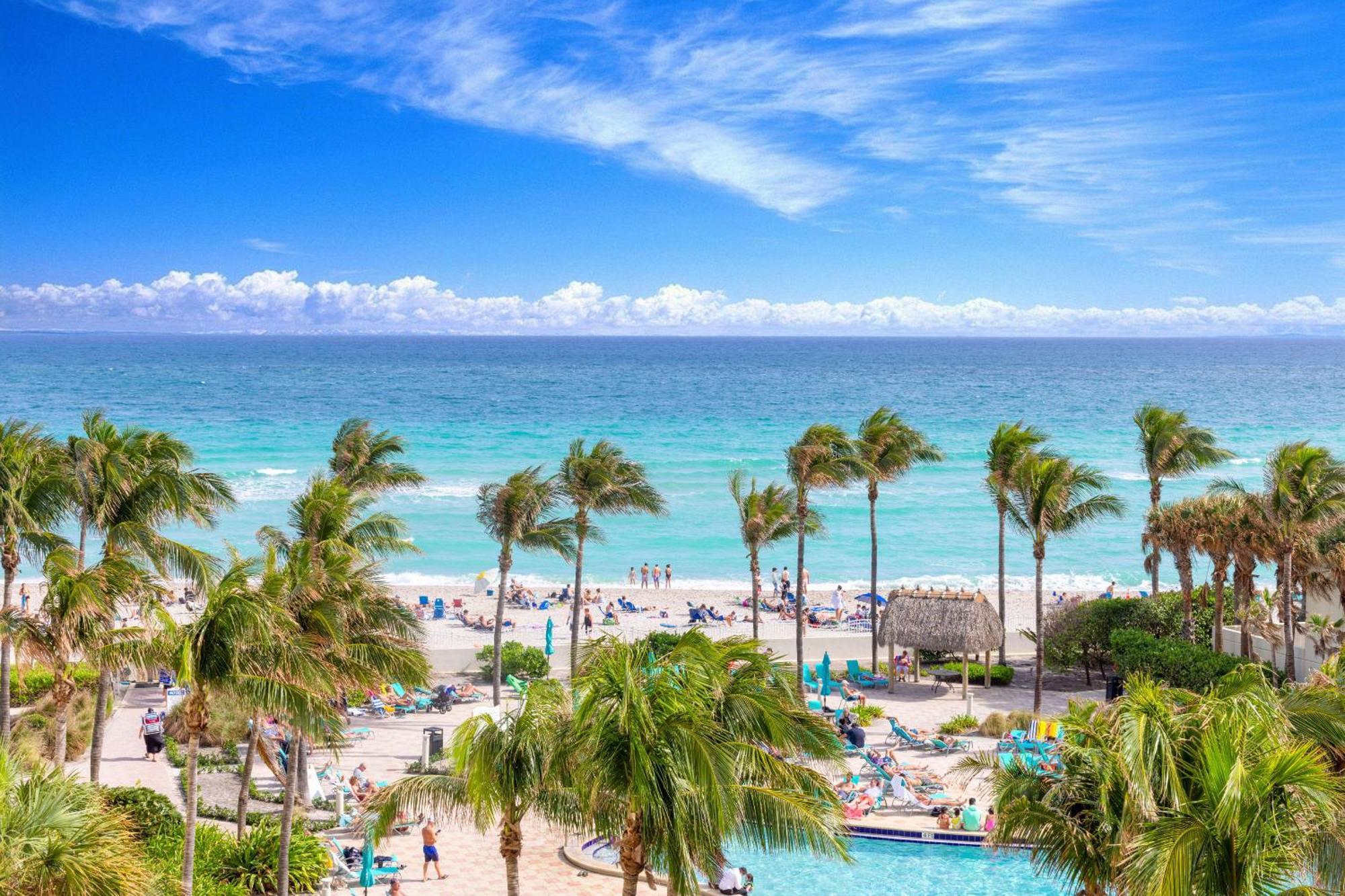 Modern 1 Bdr Oceanview With Direct Beach Access! Hollywood Eksteriør bilde